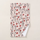 Tulip Garden Badhandtuch Set (Handtuch)