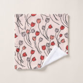 Tulip Garden Badhandtuch Set (Waschlappen)