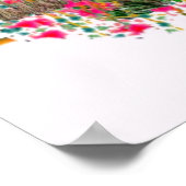 Tulip Garden Botanische Kunst Poster (Ecke)