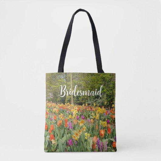 Tulip Garden Bridesmaid Tasche (Vorderseite)