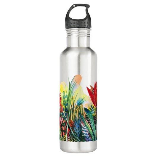 Tulip Garden Edelstahlflasche (Vorderseite)