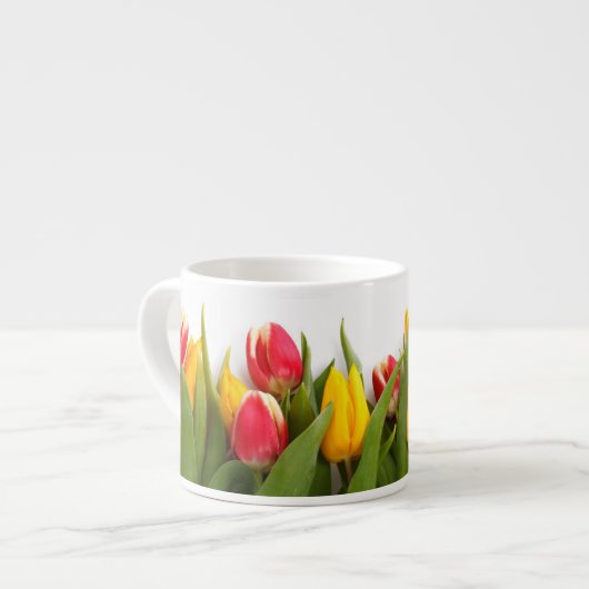 Tulip Garden Espresso Tasse (Vorderseite Links)