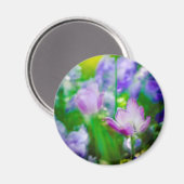 Tulip garden, Giverny, Frankreich Magnet (Vorderseite/Rückseite)