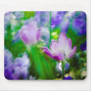 Tulip garden, Giverny, Frankreich Mousepad