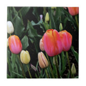"TULIP GARDEN" KERAMIK TITEL/TRIVET FLIESE (Vorderseite)