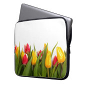 Tulip Garden Laptop Computer Sleeve (Vorderseite Links)