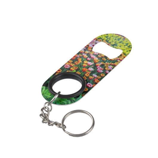 Tulip Garden Mini Flaschenöffner (Rückseite Schrägansicht)