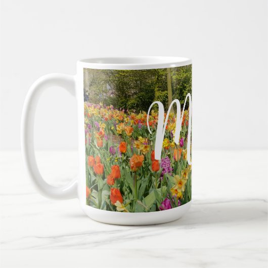 Tulip Garden Mother Day Tasse (Links)