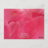 Tulip Garden Postkarte (Rückseite)