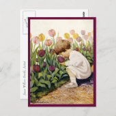 Tulip Garden Postkarte (Vorne/Hinten)
