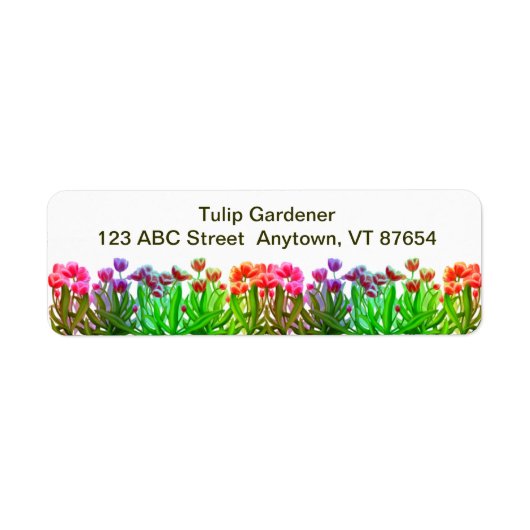 Tulip Garden Rainbow individuell anpassbar (Vorne)