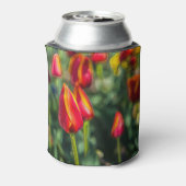Tulip Garden Textured Dosenkühler (Kanne Rückseite)