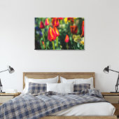 Tulip Garden Textured Leinwanddruck (Insitu (Schlafzimmer))