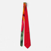 Tulip Garden Textured Neck Tie Krawatte (Rückseite)