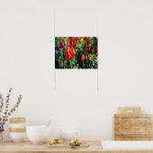 Tulip Garden Textured Poster (Küche)