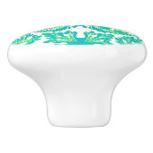 Tulip Garden - Vintage Mod-Blume Keramikknauf (Seitenansicht)