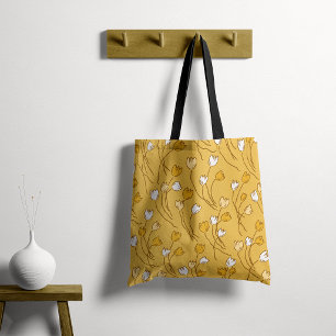 Tulip-Garten-Gelb-Senf Tasche