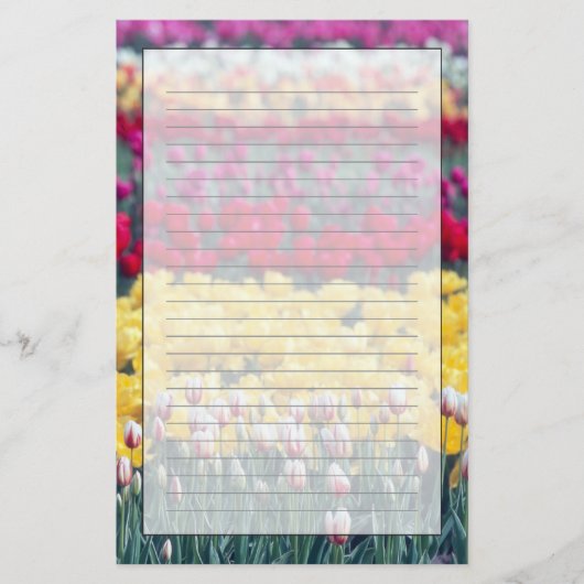 Tulip-Gartenanlage im Skagital, Briefpapier (Vorderseite)