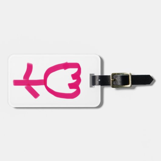 Tulip | gepäckanhänger (Vorderseite horizontal)