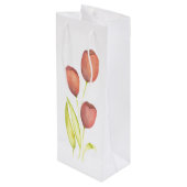 Tulip Gift Bag Geschenktüte Für Weinflaschen (Rückseite Schrägansicht)