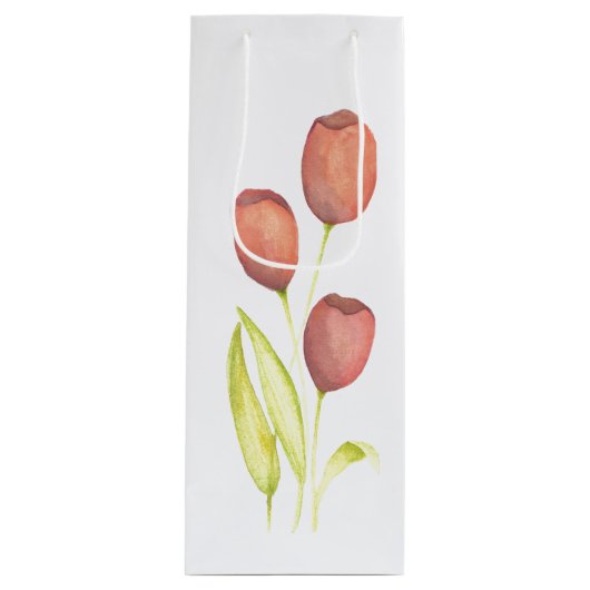 Tulip Gift Bag Geschenktüte Für Weinflaschen (Vorderseite)