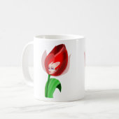 Tulip Girl Coffee Tasse (Vorderseite Links)