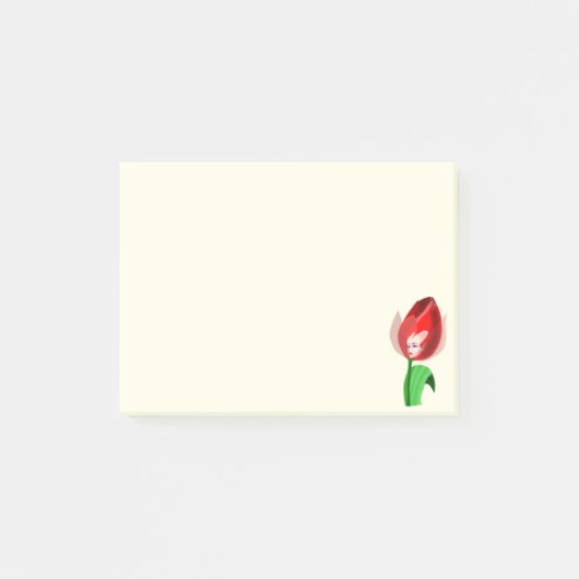 Tulip Girl Post-it® Notes Post-it Klebezettel (Vorderseite)