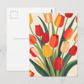 Tulip Glow-Up Postkarte (Vorne/Hinten)