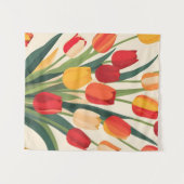 Tulip Glow-Up Wandteppich (Vorderseite (Horizontal))