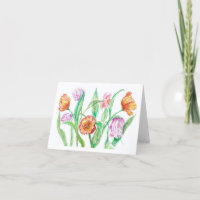 Tulip Greeting Card von Kim Lester