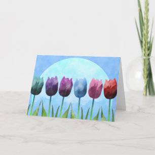 Tulip Grußkarte Karte