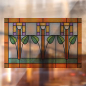 Tulip Handwerker Mission Stainglas Fensteraufkleber (Blatt 2)