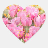 Tulip [Heart-shaped Seal] Herz-Aufkleber (Vorderseite)