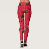 Tulip-Hintergrund-Leggings Leggings (Rückseite)