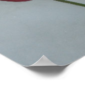 Tulip im Schnee Poster (Ecke)