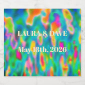 Tulip Impressions Alkoholflaschenetikett (Einzelnes Label)