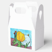 Tulip in Garden Paper Gevor Box Geschenkschachtel (Geöffnet)