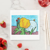 Tulip in Garden Paper Napkin Serviette (Beispiel)