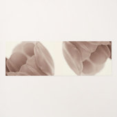 Tulip in neutraler Farbe Yogamatte (Rückseite (Horizontal))