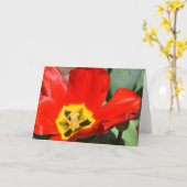 Tulip Karte (Gelbe Blume)