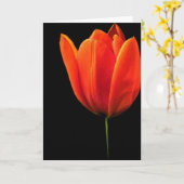 Tulip Karte (Gelbe Blume)