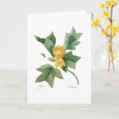 Tulip Karte (Gelbe Blume)