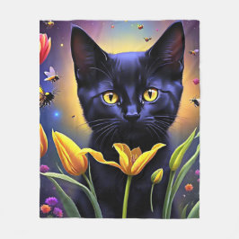 Tulip Kitty Fleecedecke