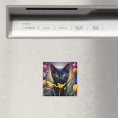 Tulip Kitty Magnet (In Situ (Geschirrspüler))