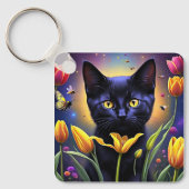 Tulip Kitty Schlüsselanhänger (Vorderseite)