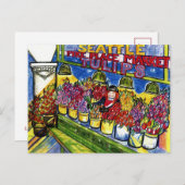 Tulip Lady Postkarte (Vorne/Hinten)