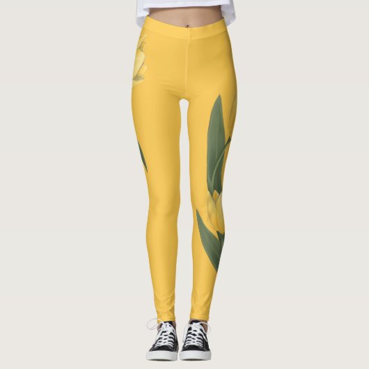 Tulip Leggings Ostertulpen Blume Pants (Vorderseite)