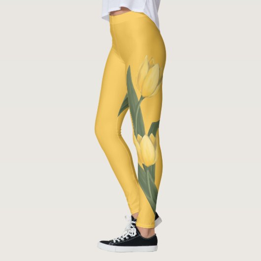 Tulip Leggings Ostertulpen Blume Pants (Links)