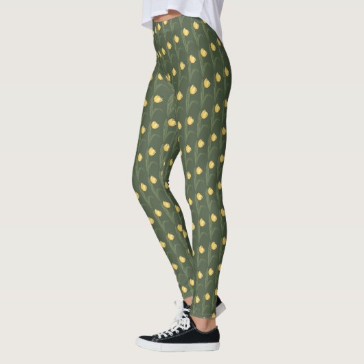 Tulip Leggings Ostertulpen Blume Pants (Links)