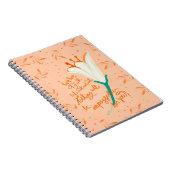 Tulip Liebe-Faith like a Mustard Seed Notebook Notizblock (Rechte Seite)